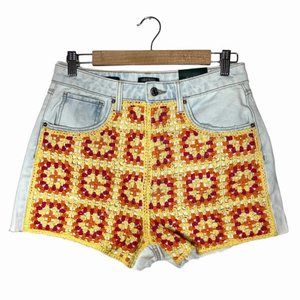 Wild Fable Crochet Jean Shorts